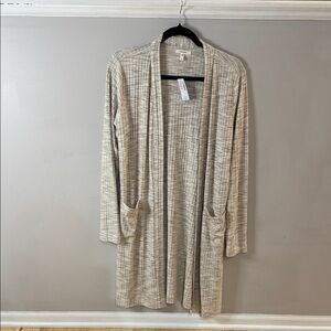 Maurice’s long line lightweight cardigan